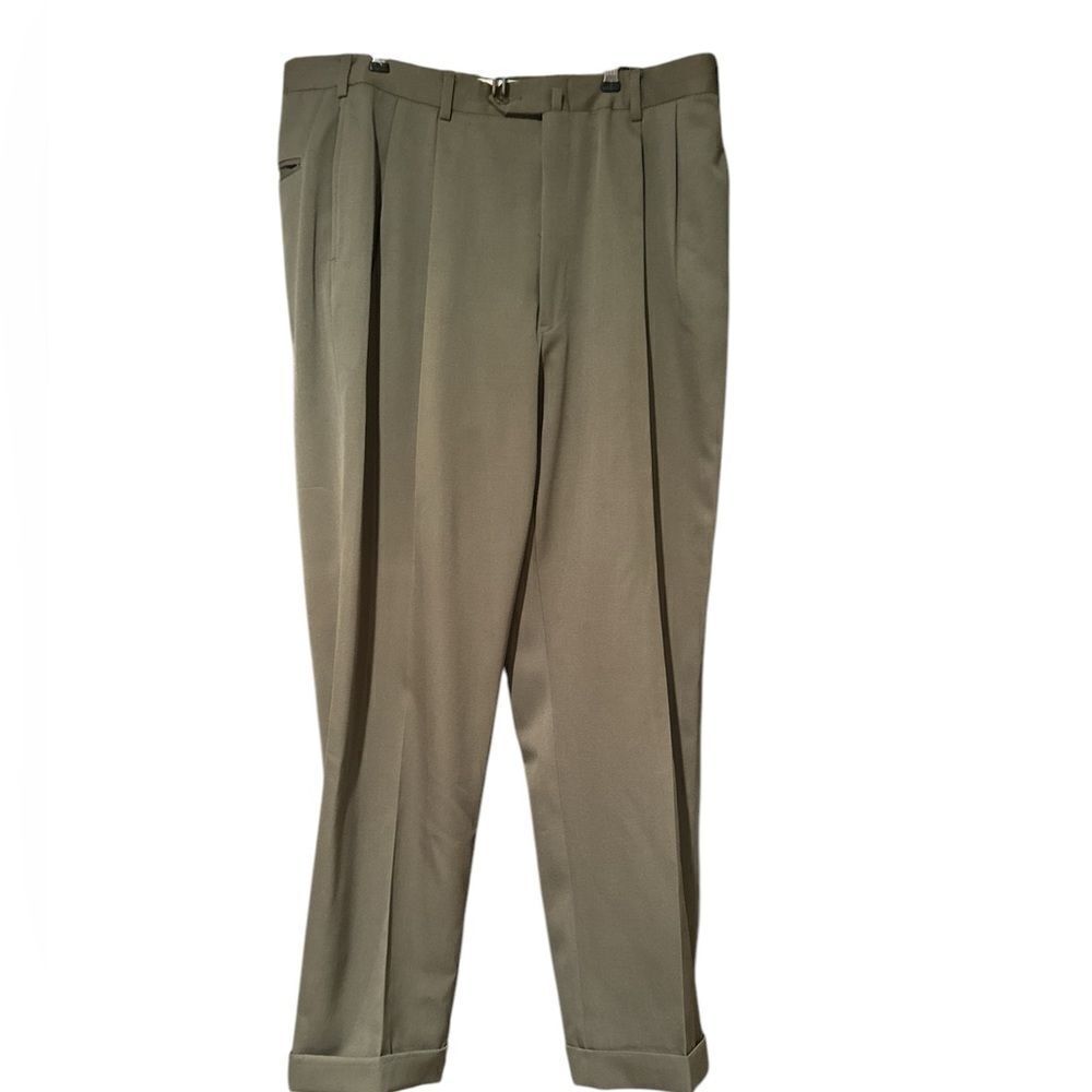 Tommy Hilfiger Olive Trousers Dress Pants Size 36/32
